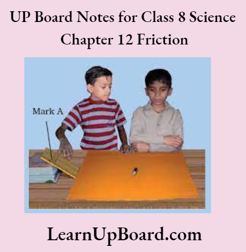 UP Board Notes For Class 8 Science Chapter 12 Friction Activity 3