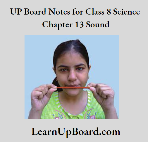 UP Board Notes For Class 8 Science Chapter 13 Sound Sound Activity 3