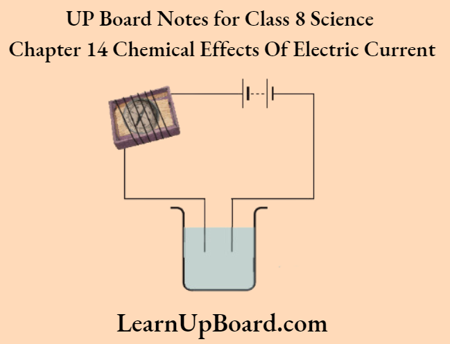 UP Board Notes For Class 8 Science Chapter 14 Chemical Effects of Electric Current Activity 2