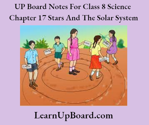 UP Board Notes For Class 8 Science Chapter 17 Stars And The Solar System Activity 9