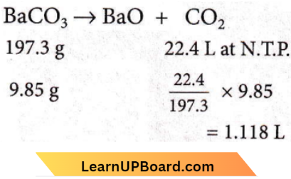 Some Basic Concepts Of Chemistry BaCO3