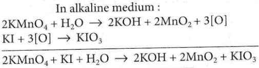 d And f Block Elements Alkaline Medium