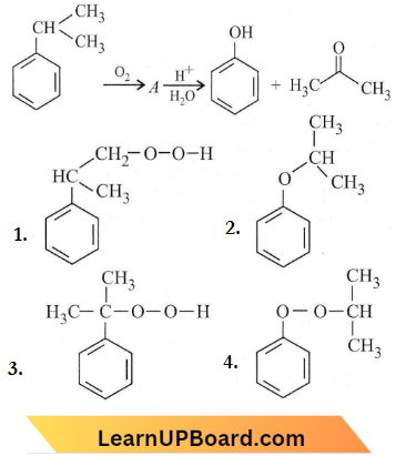 Alcohols Phenols And Ethers Structure Of Intermediate A