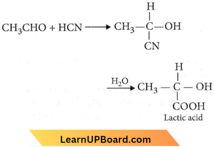Aldehydes Ketones And Carboxylic Acids Latic Acid