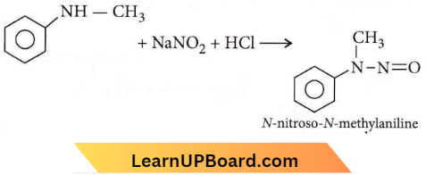 Amines Aromatic Amines Reacts With Nitrous Acid From N Nitrosoamine