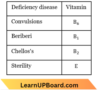 Biomolecules Deficiencey Diseases And Vitamins
