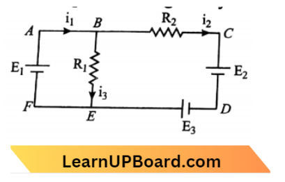 Current Electricity For The Circuit The Kirchhoff's Loop Rule