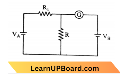 Current Electricity In The Circuit Shown The Cells A And B Are Negligible Resistances