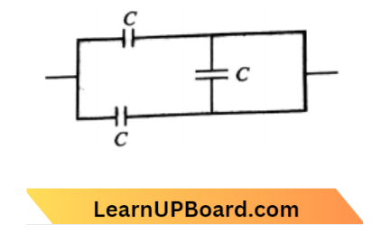 Electrostatic Potential And Capacitance The Equivalent capacitance Of The Combination