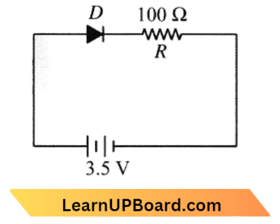 Semiconductor Electronics Materials, Devices And Simple Circuits In The Given Figure A Diode D Is Connected To An External Resistance