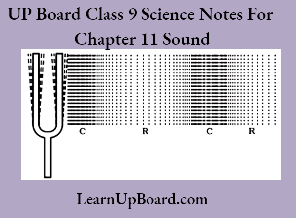 UP Board Class 9 Science Chapter 11 Sound A Vibrating Object Creating A Series Of Compressions