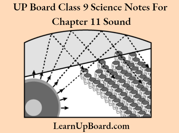 UP Board Class 9 Science Chapter 11 Sound The Ceiling Of Concert Halls Curved